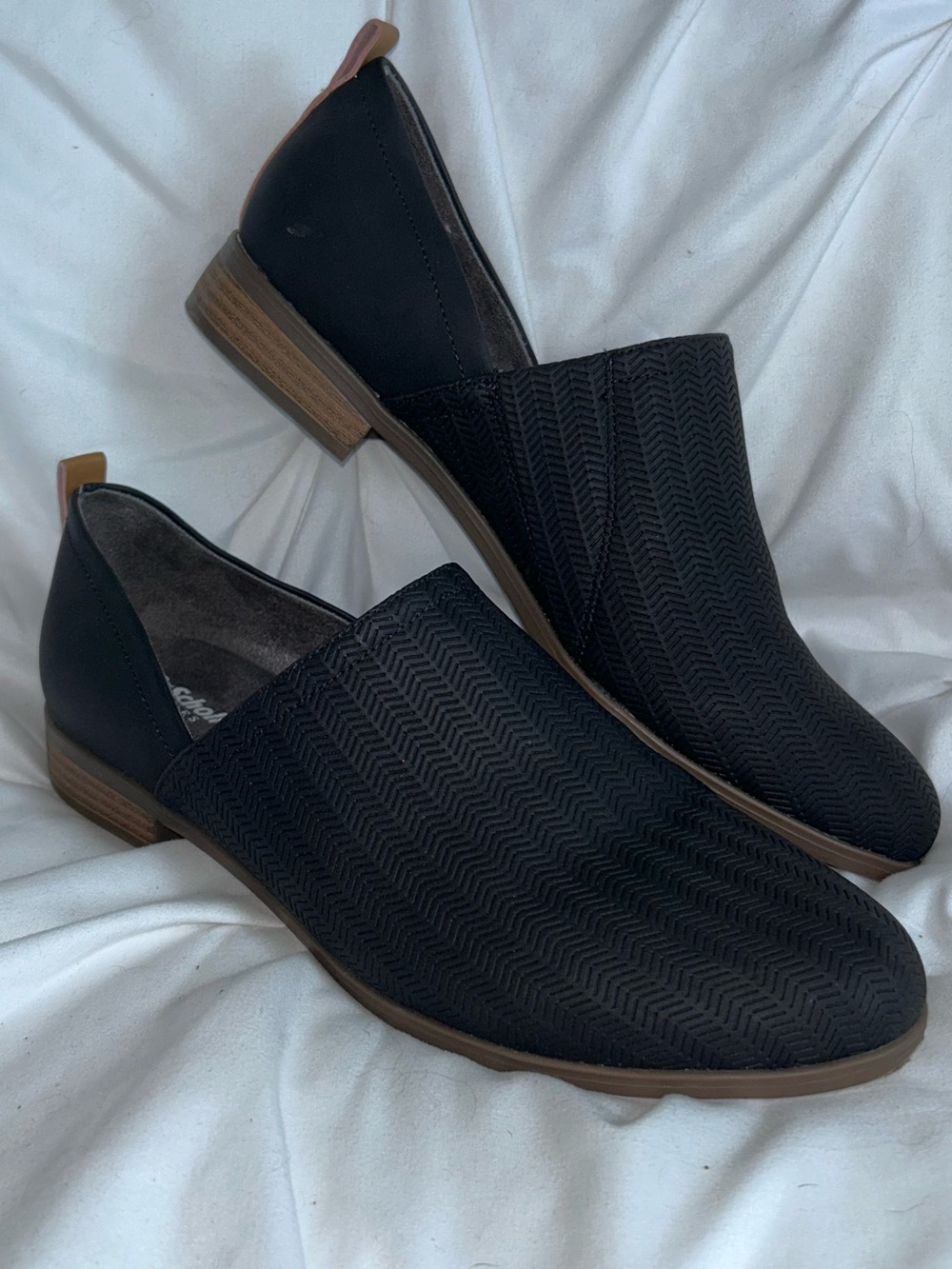 Dr Scholl’s Women's Low Block Heel Slip-On Mule - Black 9 like new